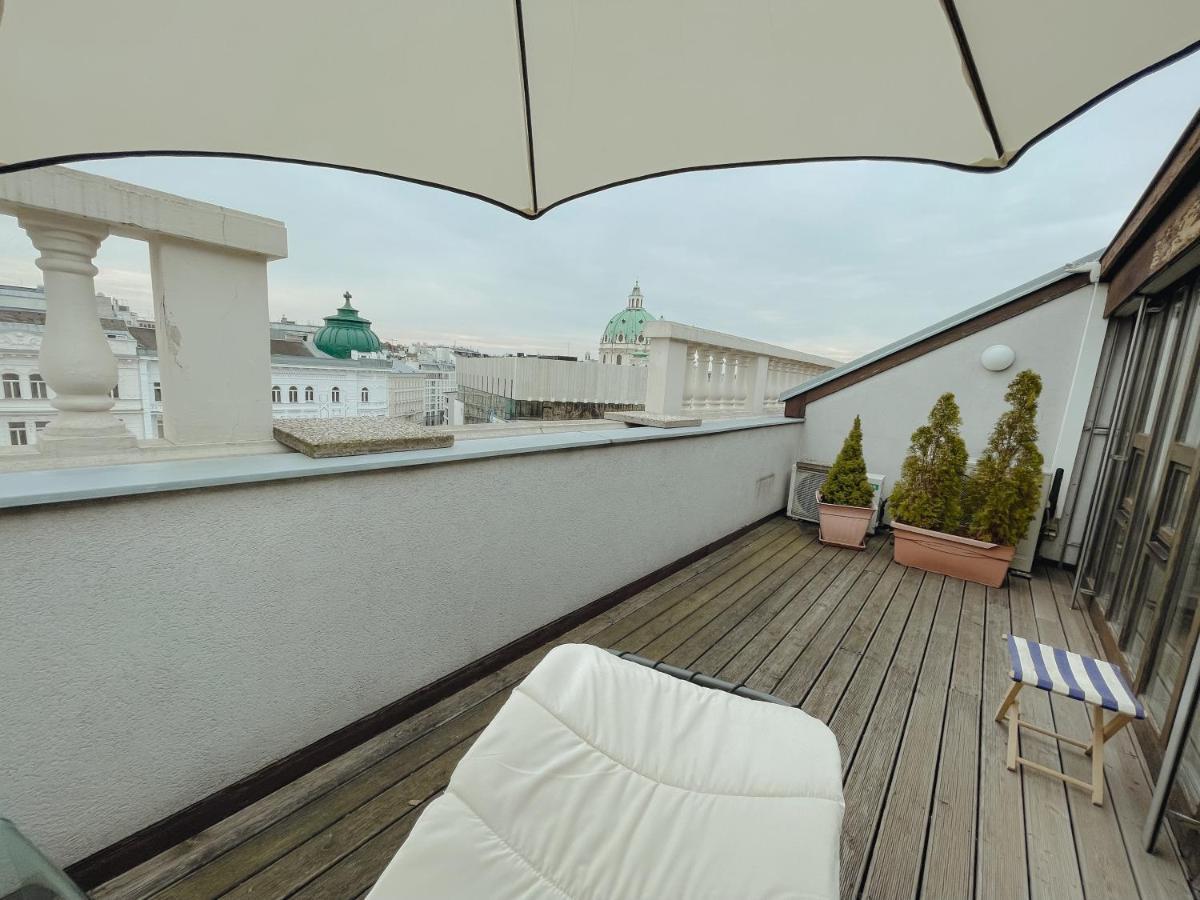 Luxury 150M2 Suite In Most Desirable Area Of Historic Central Wien Exterior foto